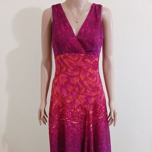 Chris McLaughlin Womens Maxi Dress 6 Sleeveless Boho Beach